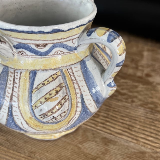 Portuguese Faience Pottery Vase Chairish