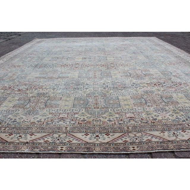 Traditional High Quality Vintage Turkish Anatolian Area Rug - 101.5"x145" For Sale - Image 3 of 13
