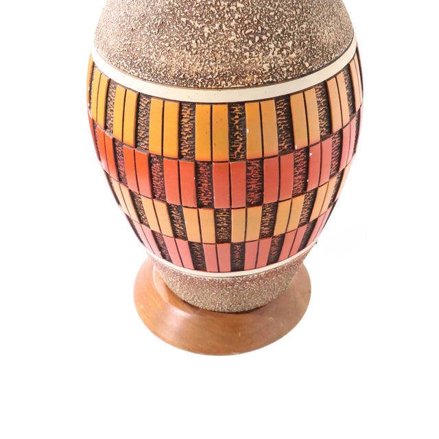 Mid 20th Century Mid Century Ceramic Table Lamp For Sale - Image 14 of 14