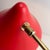 Mid-Century Modern Red Table Lamp with White Crows Foot by Cosack, Germany, 1950s For Sale - Image 3 of 14