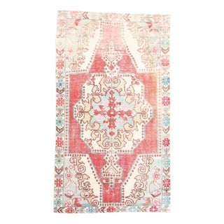 Vintage Cotton Area Rug For Sale
