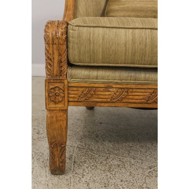 Large Italian Extra Wide Seat Designer Chair For Sale - Image 11 of 13