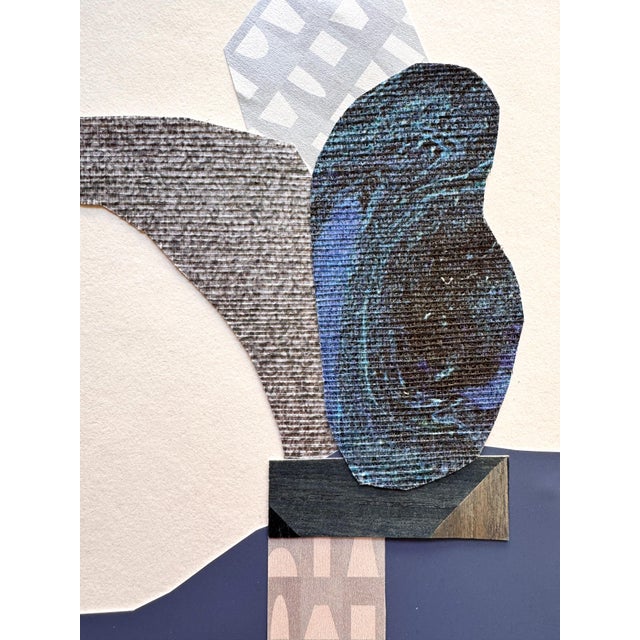 2020s "Celestial Escapade 3" Original Mixed-Media Collage on Paper by Zac Woodiel For Sale - Image 5 of 10