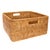 Boho Chic Artifacts Rattan Square Basket For Sale
