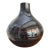 Signed Ingegerd Råman for Orrefors "Night & Day Limited 2" Black Art Glass Vase No. 12/200, 2004 For Sale