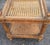 1970s 1971 Vintage Thomasville Caned Side Table for Refurbishment Needs Glass For Sale - Image 5 of 7