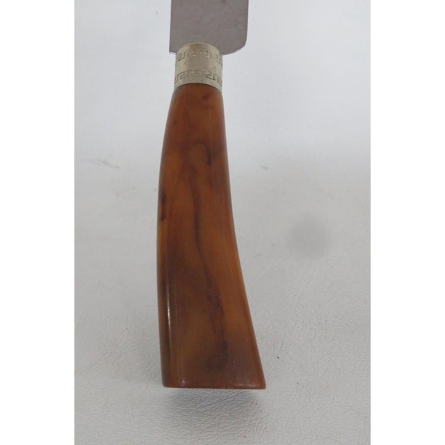 Westall Richardson Sheffield Stainless Steel Carving Knife Fork 2pc Pair 5147b For Sale - Image 10 of 17