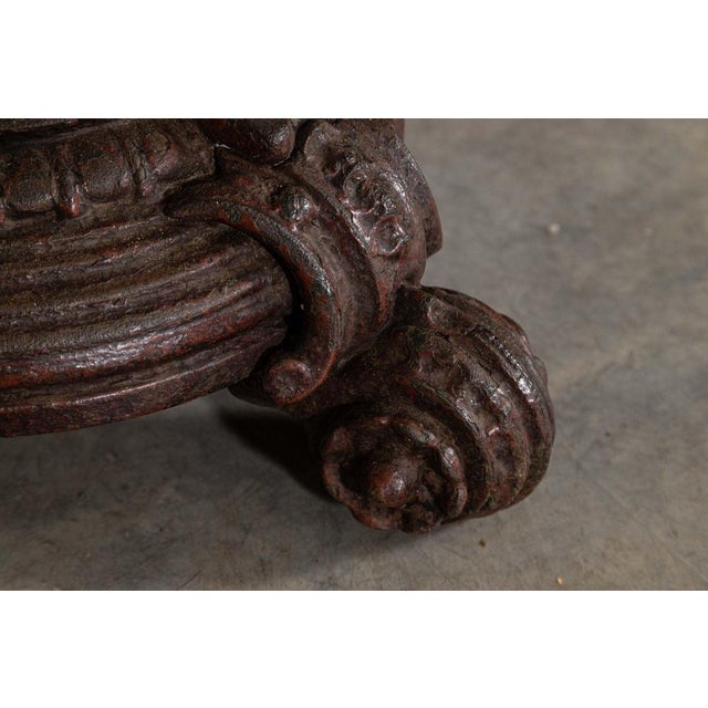 English Mahogany and Painted Cast Iron Tavern Tables, 1860, Set of 2 For Sale - Image 10 of 18