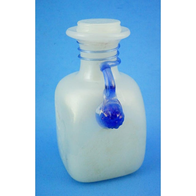 MEASUREMENTS: Height: 13 cm; Width: 9 cm; Depth: 7.5 cm; Weight: 0.308 kg Rare and elegant perfume bottle (or toilet...