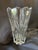 French Jg Durand Crystal Cathedral Vase, 11” Sculptural Cut Glass For Sale - Image 10 of 12