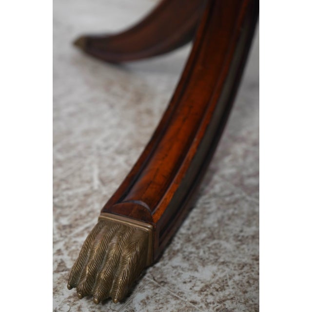 Brown Jonathan Charles Large Mahogany Dining Room Table For Sale - Image 8 of 18