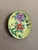 Asian Porcelain Decorative Bowl in Brass For Sale - Image 6 of 8