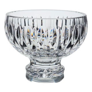 Marquis by Waterford Sheridan Footed Cut Crystal Bowl 5.5" For Sale
