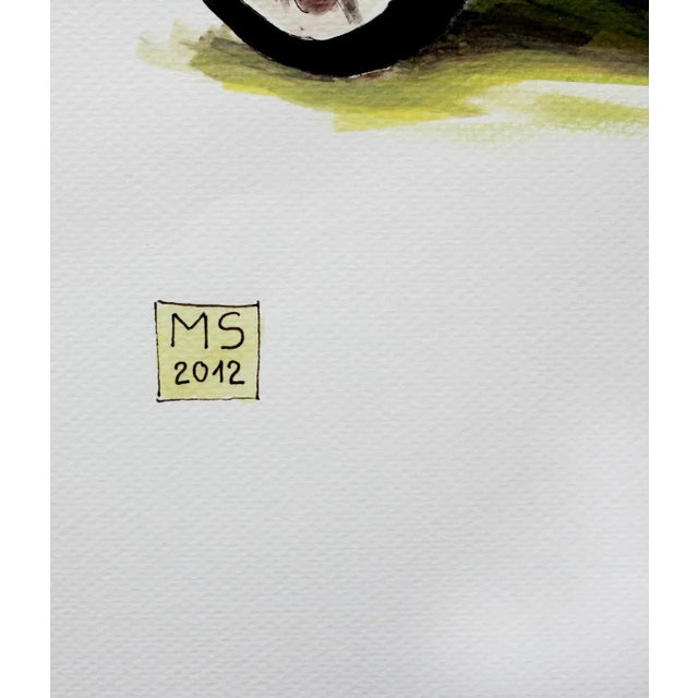 Mariusz Szałajdewicz, Bugatti 35 from, 1935, Watercolour on Paper, 2012 For Sale - Image 4 of 7