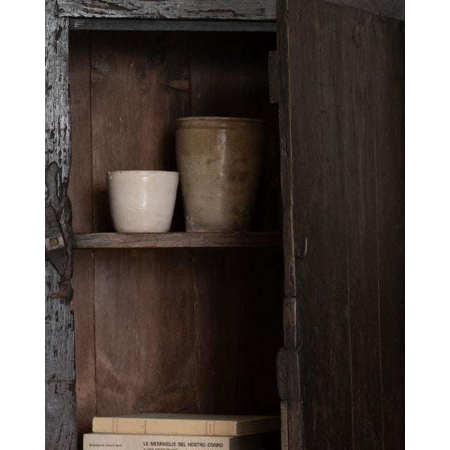 Antique Cabinet in Patina, 1890s For Sale - Image 12 of 12