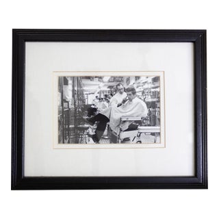 Black and White Photo Portrait of James Dean by Dennis Stock 1955 For Sale