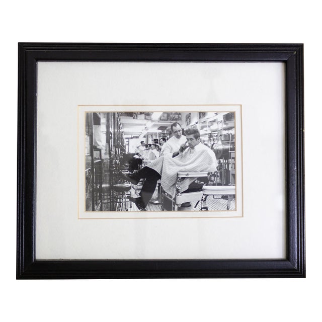 Black and White Photo Portrait of James Dean by Dennis Stock 1955 For Sale