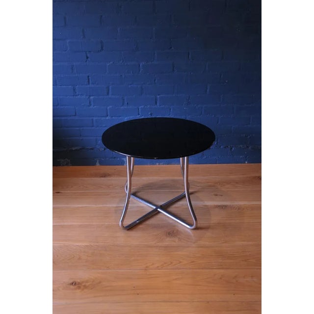 Circular Side Table from PEL, 1930s For Sale - Image 13 of 13