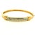 Vintage 14k Gold Diamond Hinged Bangle Bracelet For Sale - Image 9 of 12
