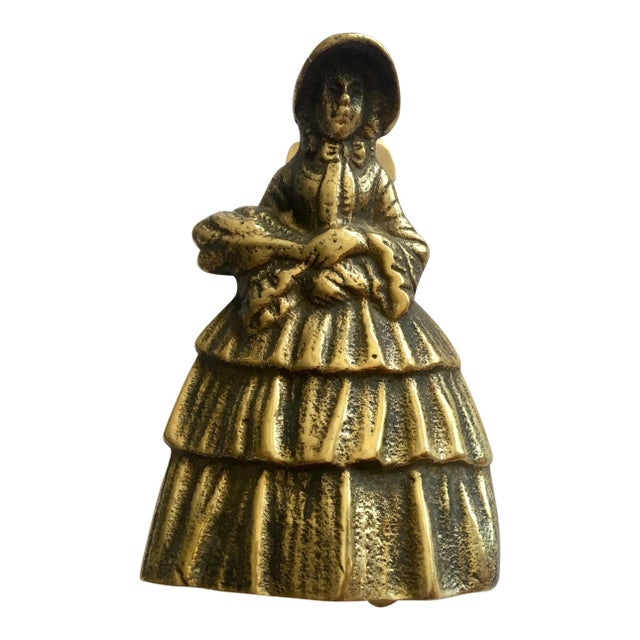 Southern Women Brass Door Knocker For Sale