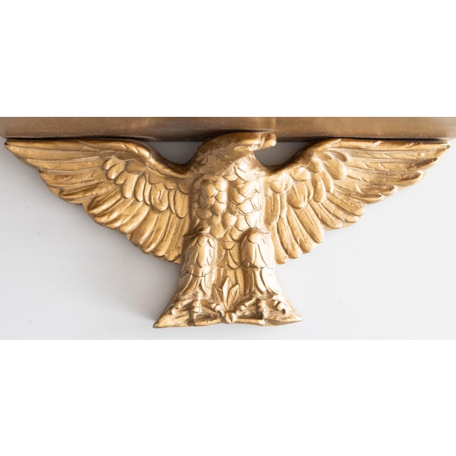 Mid-Century Federal American Eagle Giltwood Bracket For Sale - Image 4 of 10