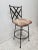 1990s Ethan Allen Biscayne Swivel Counter Bar Stool For Sale In Philadelphia - Image 6 of 12