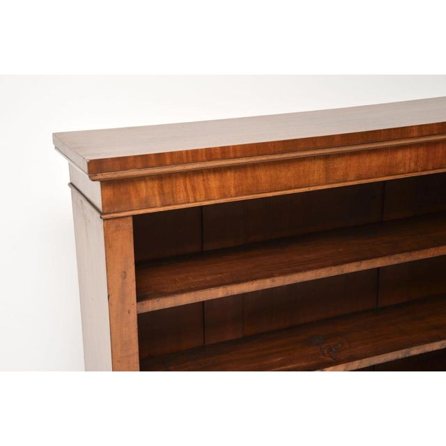 Antique Victorian Open Bookcase, 1880s For Sale - Image 10 of 13