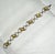 Traditional Vintage 1940s Designer Enzell Gold Sterling Citrine Crystal Bracelet For Sale - Image 3 of 7