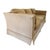 Mid-Century Modern Vintage MCM Baker Furniture Sand Velvet Tuxedo Sofa For Sale - Image 3 of 8