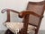 Pair of Mid 20th Century Walnut, Caned Back Fireplace Low Armchairs For Sale - Image 9 of 18