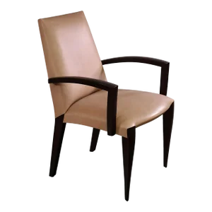 1980s Dakota Jackson "Ke-Zu" Leather Club Armchair