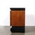 Mid-Century Modernist Shadowbox Mirrored Front Walnut & Black Lacquer End Table For Sale - Image 12 of 15
