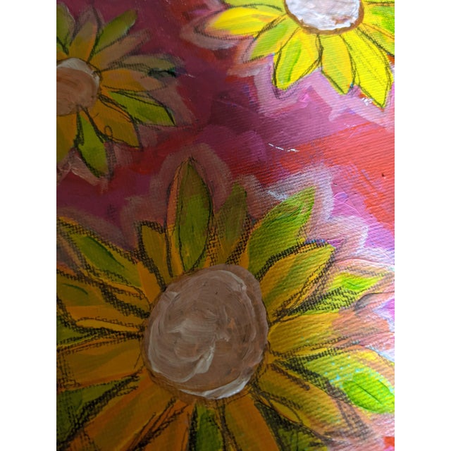 Contemporary Fauvist Abstract Portrait Mixed-Media Painting of a Woman For Sale - Image 10 of 13