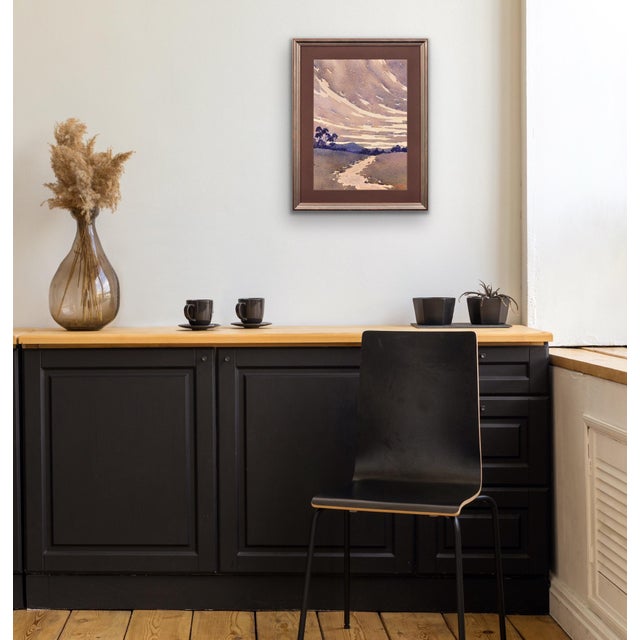 Samuel Dennis Walley Timmins, Running Stream in the Welsh Marches, 1932, Watercolor For Sale - Image 18 of 18