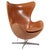 Egg Chair in Leather attributed to Arne Jacobsen for Fritz Hansen, 2010s For Sale - Image 10 of 10