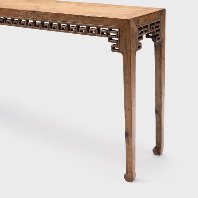 Mid 19th Century Chinese Phoenix Tail Console Table, C. 1850 For Sale - Image 5 of 6