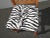Vintage French Country Oak Vanity Side Chair W Zebra Print Fabric For Sale - Image 10 of 12