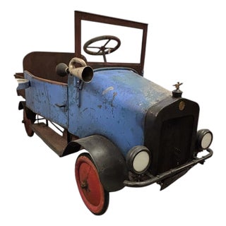 Historic Children's Car in Metal, 1930s For Sale