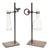 Hanging Bud Vase with Metal Stand (Set of 2) For Sale