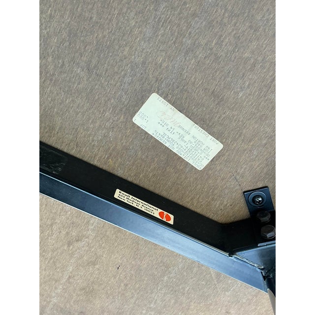 Black Vintage Joe D’urso for Knoll Dining Table For Sale - Image 8 of 12