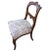 Antique Circa 1900 Victorian Hand Carved Balloon Back Side Chair For Sale - Image 4 of 6
