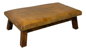 Large Gym Table in Leather, 1960s