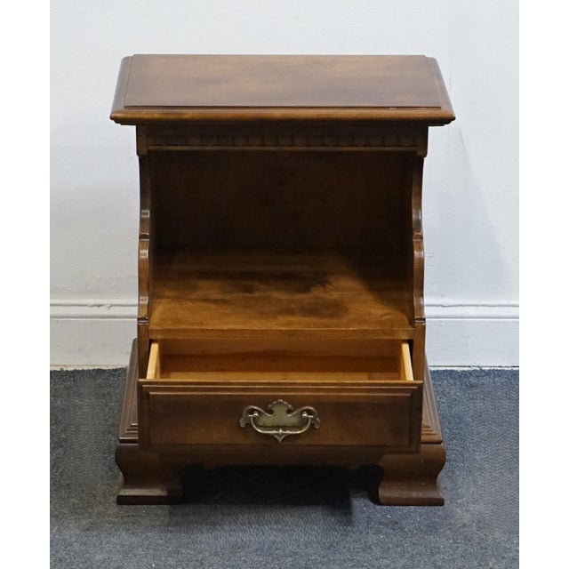Ethan Allen Classic Manor Solid Maple 21" Open Cabinet Nightstand 15-5206 For Sale In Kansas City - Image 6 of 13