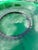 Glass 1930's New Martinsville Crystal and Emerald Radiance Punch Bowl With Underplate and Ladel, Complete Set For Sale - Image 7 of 11
