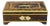 Wood and Brass Jewelry Box, 1950s For Sale