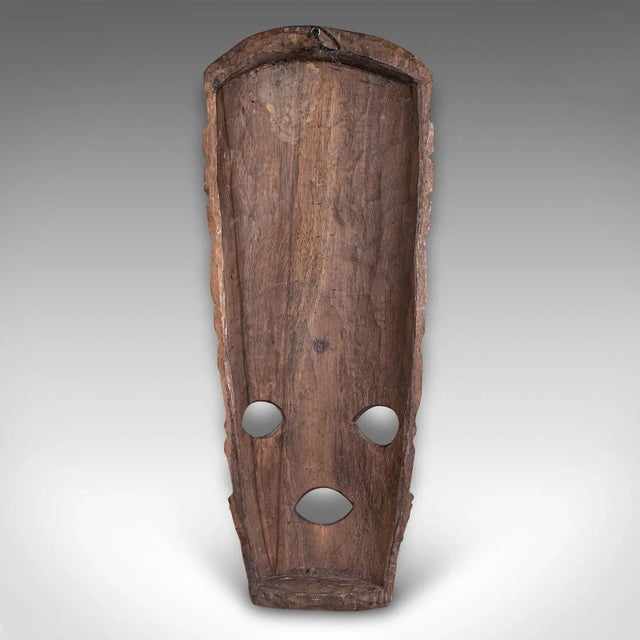 1970's Tall Vintage Tribal Mask For Sale - Image 9 of 9