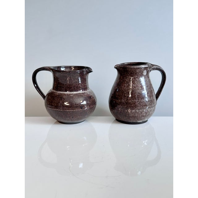 Handmade Ceramic Art Jugs from Serocka, Germany, 1970s, Set of 2 For Sale - Image 13 of 13