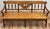 Cushman of Vermont Vintage Cushman Carved Wood Colonial Farmhouse Bench For Sale - Image 4 of 9