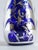 1920s Antique Cobalt Blue & Sterling Silver Overlay Decanter For Sale - Image 5 of 8
