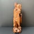 Wood Hand Carved Wood Happy Buddha Statue With Candle Holder For Sale - Image 7 of 12